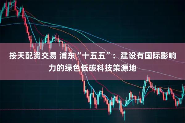 按天配资交易 浦东“十五五”：建设有国际影响力的绿色低碳科技策源地